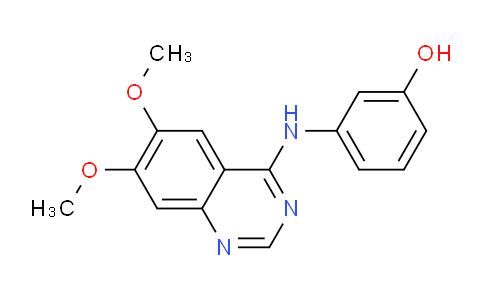 3-((6,7-dimethoxyquinazolin-4-yl)amino)phenol