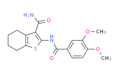 2-(3,4-dimethoxybenzamido)-4,5,6,7-tetrahydrobenzo[b]thiophene-3-carboxamide