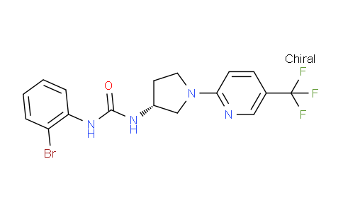 (R)-1-(2-bromophenyl)-3-(1-(5-(trifluoromethyl)pyridin-2-yl)pyrrolidin-3-yl)urea
