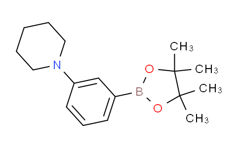 1-[3-(4,4,5,5-四甲基-1,3,2-二?硼烷-2-基)苯基]哌啶