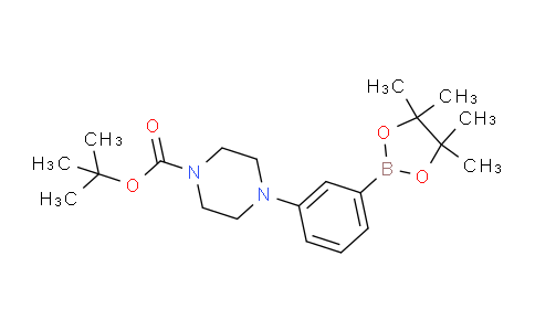 tert-butyl 4-(3-(4,4,5,5-tetramethyl-1,3,2-dioxaborolan-2-yl)phenyl)piperazine-1-carboxylate