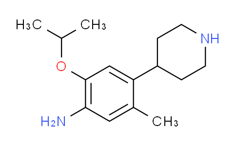 2-isopropoxy-5-methyl-4-(piperidin-4-yl)aniline