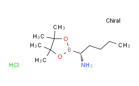(R)-1-(4,4,5,5-tetramethyl-1,3,2-dioxaborolan-2-yl)pentan-1-amine hydrochloride