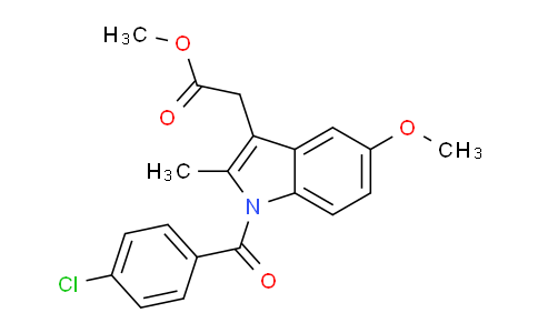 methyl 2-(1-(4-chlorobenzoyl)-5-methoxy-2-methyl-1H-indol-3-yl)acetate