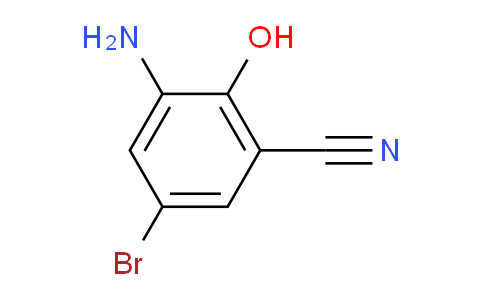 3-amino-5-bromo-2-hydroxybenzonitrile