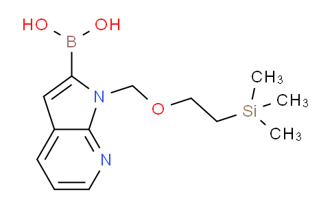 1-((2-(trimethylsilyl)ethoxy)methyl)-1H-pyrrolo[2,3-b]pyridin-2-ylboronic acid
