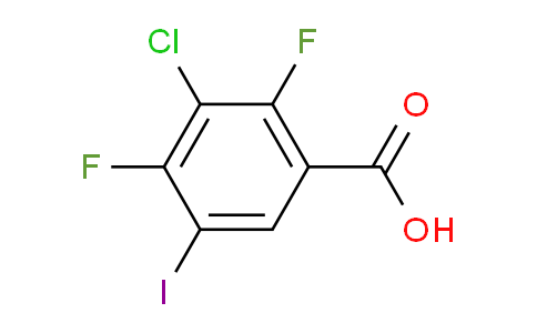3-chloro-2,4-difluoro-5-iodobenzoic acid