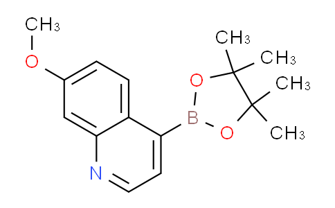 7-methoxy-4-(4,4,5,5-tetramethyl-1,3,2-dioxaborolan-2-yl)quinoline