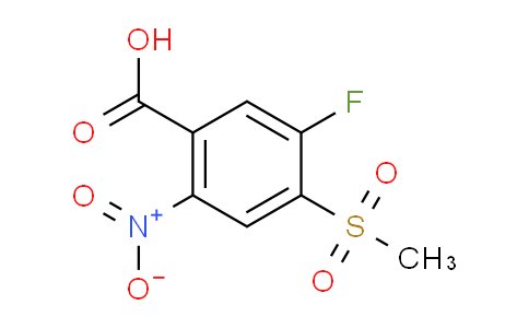 5-fluoro-4-(methylsulfonyl)-2-nitrobenzoic acid