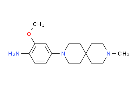 2-METHOXY-4-{9-METHYL-3,9-DIAZASPIRO[5.5]UNDECAN-3-YL}ANILINE