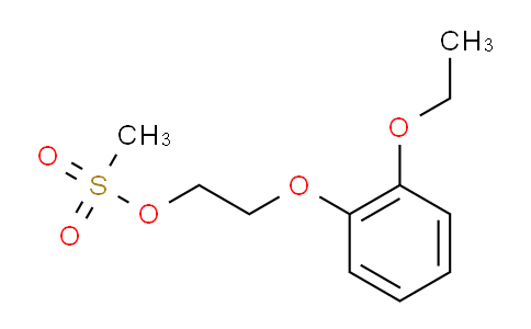 2-(2-乙氧基苯氧基)乙基甲磺酸负离子