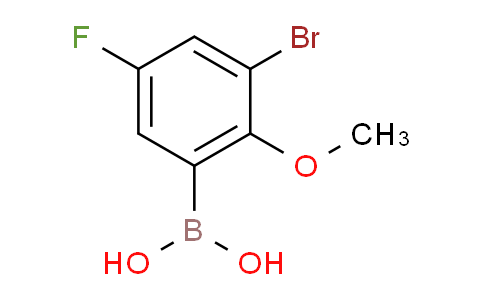 3-溴-5-氟-2-甲氧基苯基硼酸