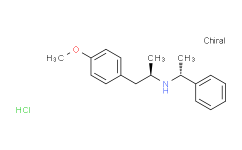 (R)-1-(4-methoxyphenyl)-N-((R)-1-phenylethyl)propan-2-amine hydrochloride