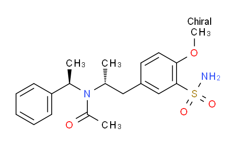 (4-methoxy-3-sulfamoylphenyl)propan-2-yl]-n-[(1r)-1-phenylethyl]acetamide