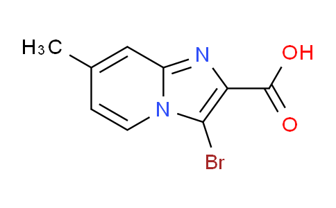 3-bromo-7-methylimidazo[1,2-a]pyridine-2-carboxylic acid