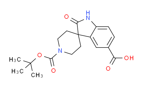 1'-(tert-butoxycarbonyl)-2-oxospiro[indoline-3,4'-piperidine]-5-carboxylic acid