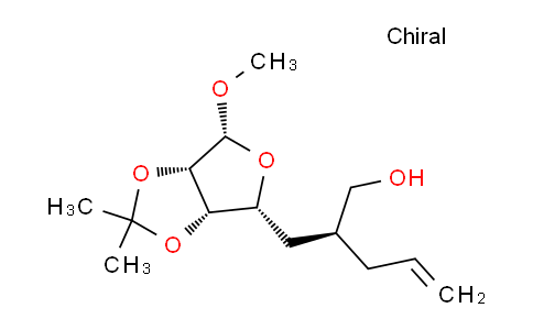 (S)-2-(((3aS,4R,6R,6aS)-6-methoxy-2,2-dimethyltetrahydrofuro[3,4-d][1,3]dioxol-4-yl)methyl)pent-4-en-1-ol