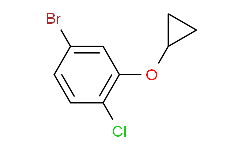 4-溴-2-氯-1-环丙基苯醚
