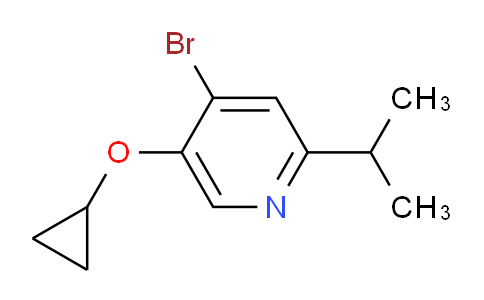 4-bromo-5-cyclopropoxy-2-isopropylpyridine