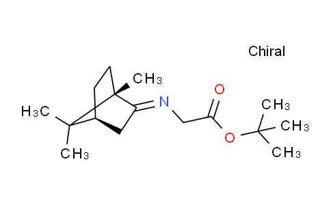tert-butyl 2-((E)-((1S,4S)-1,7,7-trimethylbicyclo[2.2.1]heptan-2-ylidene)amino)acetate