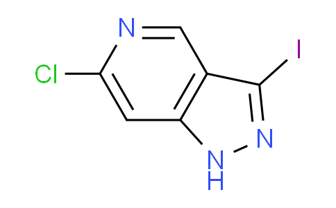 1H-PYRAZOLO[4,3-C]PYRIDINE, 6-CHLORO-3-IODO-