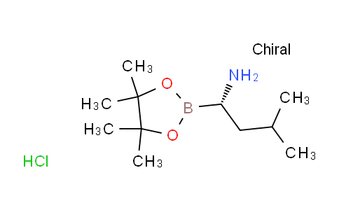 (S)-3-methyl-1-(4,4,5,5-tetramethyl-1,3,2-dioxaborolan-2-yl)butan-1-amine hydrochloride