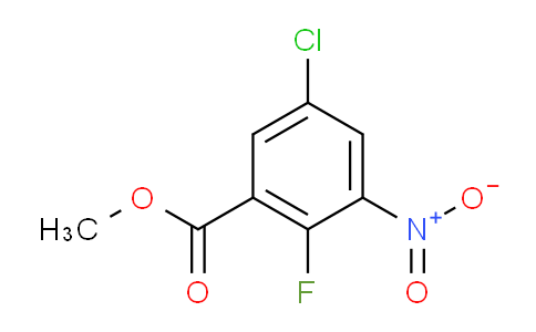甲基 5-氯-2-氟-3-硝基苯酸盐