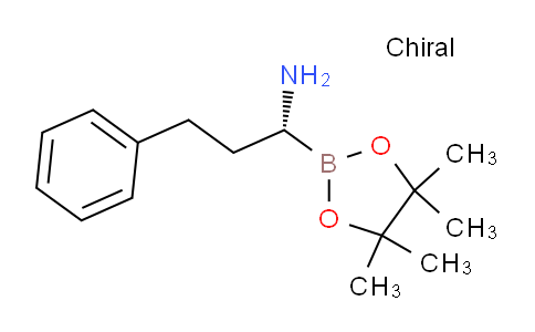 (R)-3-phenyl-1-(4,4,5,5-tetramethyl-1,3,2-dioxaborolan-2-yl)propan-1-amine