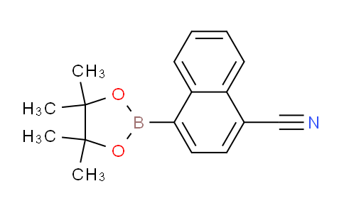 1-Naphthalenecarbonitrile, 4-(4,4,5,5-tetramethyl-1,3,2-dioxaborolan-2-yl)-