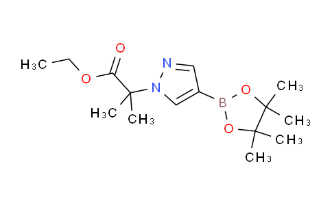 2-甲基-2-(4-(4,4,5,5-四甲基-1,3,2-二氧杂硼杂环戊烷-2-基)-1H-吡唑-1-基)丙酸乙酯