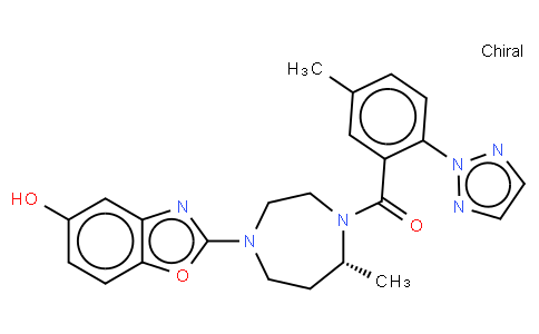 5-氯-2-[(5R)-5-甲基-4-[5-甲基-2-(2H-1,2,3-三唑-2-基)苯甲酰基]-1,4-二氮杂环庚烷-1-基]-1,3-苯并恶唑