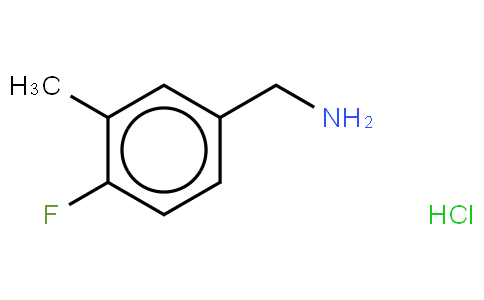 (4-Fluoro-3-methyl phenyl) methanamine(HCl)