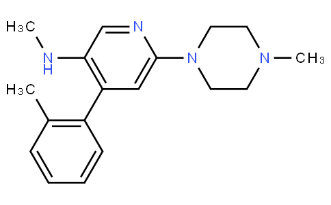 RS20285 | 290297-25-5 | 3-PYRIDINAMINE, N-METHYL-4-(2-METHYLPHENYL)-6-(4-METHYL-1-PIPERAZINYL)-