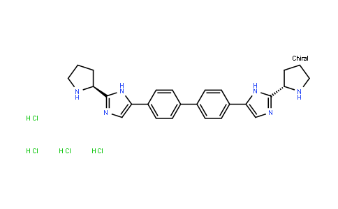 4,4'-Bis(2-((s)-pyrrolidin-2-yl)-1h-imidazol-5-yl)-1,1'-biphenyl tetrahydrochloride