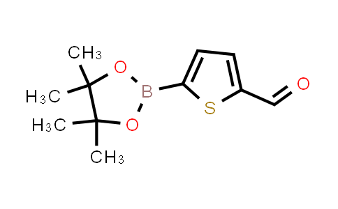 5-(4,4,5,5-Tetramethyl-1,3,2-dioxaborolan-2-YL)thiophene-2-carbaldehyde