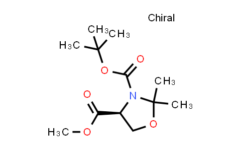 3-O-Tert-butyl 4-O-methyl (4S)-2,2-dimethyl-1,3-oxazolidine-3,4-dicarboxylate