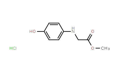 Methyl 2-(4-hydroxyanilino)acetate hydrochloride