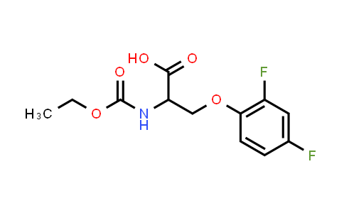 3-(2,4-Difluorophenoxy)-2-(ethoxycarbonylamino)propanoic acid