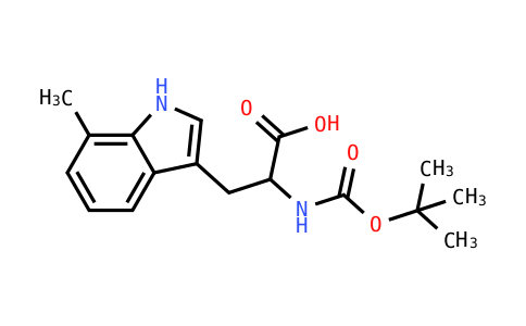 3-(7-Methyl-1H-indol-3-YL)-2-[(2-methylpropan-2-YL)oxycarbonylamino]propanoic acid