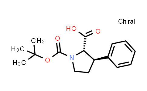 (2S,3R)-1-[(2-Methylpropan-2-YL)oxycarbonyl]-3-phenylpyrrolidine-2-carboxylic acid