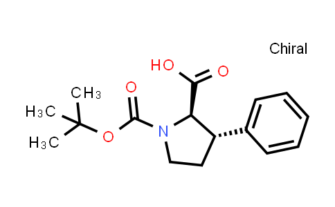 (2R,3S)-1-[(2-Methylpropan-2-YL)oxycarbonyl]-3-phenylpyrrolidine-2-carboxylic acid
