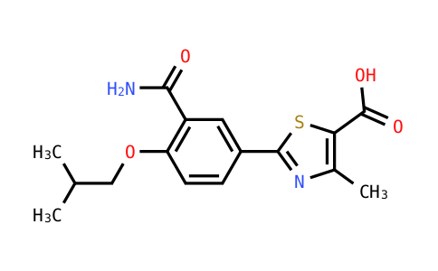 2-[3-Carbamoyl-4-(2-methylpropoxy)phenyl]-4-methyl-1,3-thiazole-5-carboxylic acid