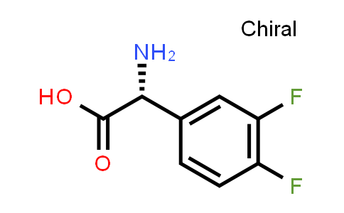 Benzeneacetic acid, α-​amino-​3,​4-​difluoro-​, (αR)​-
