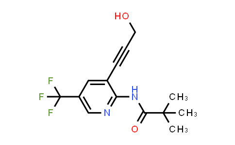 N-[3-(3-hydroxyprop-1-ynyl)-5-(trifluoromethyl)pyridin-2-YL]-2,2-dimethylpropanamide
