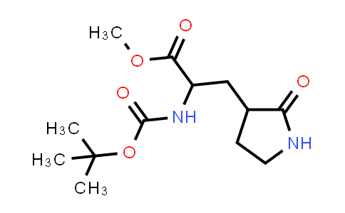Methyl 2-[(2-methylpropan-2-YL)oxycarbonylamino]-3-(2-oxopyrrolidin-3-YL)propanoate