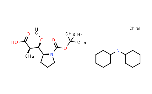 N-cyclohexylcyclohexanamine (2R,3R)-3-methoxy-2-methyl-3-[(2S)-1-[(2-methylpropan-2-YL)oxycarbonyl]pyrrolidin-2-YL]propanoic acid