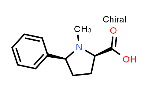 (2R,5S)-1-Methyl-5-phenylpyrrolidine-2-carboxylic acid