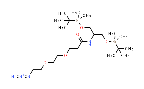 2-(Azido-PEG2-Amido)-1,3-Bis(Tert-Butyldimethylsilanoxy)Propane
