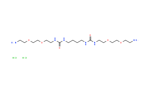 1,1'-(Butane-1,4-diyl)bis(3-(2-(2-(2-aminoethoxy)ethoxy)ethyl)urea) dihydrochloride