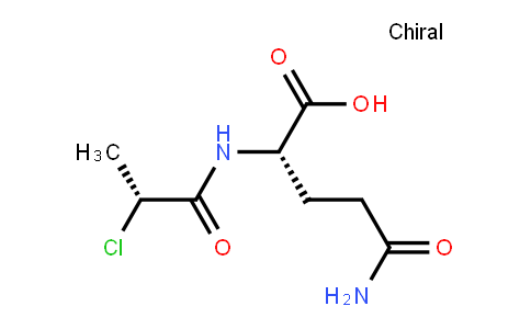 (S)-5-amino-2-((r)-2-chloropropanamido)-5-oxopentanoic acid